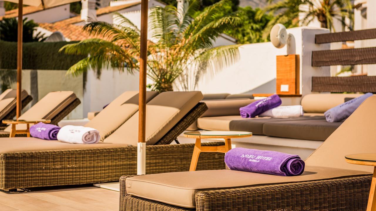 Nobu Hotel Marbella (Adults Only) Exterior foto The pool at the W Maldives