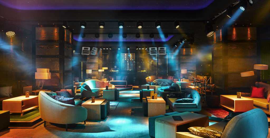 Nobu Hotel Marbella (Adults Only) Exterior foto The interior of the nightclub